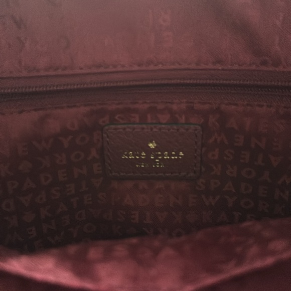 Kate Spade Red Satchel with Structured Design